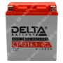 Аккумулятор мотоциклетный 12В 16Ач Delta CT AGM  прямой полярности YTX16-BS