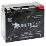 Аккумулятор мотоциклетный 12В 20Ач SILTECH AGM обратной полярности YTХ20L-BS