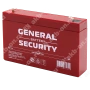 Аккумулятор 6В 7,2Ач General Sequrity KL AGM