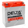 Аккумулятор мотоциклетный 12В 16Ач Delta CT AGM  прямой полярности YTX16-BS