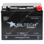 Аккумулятор мотоциклетный 12В 20Ач SILTECH AGM обратной полярности YTХ20L-BS