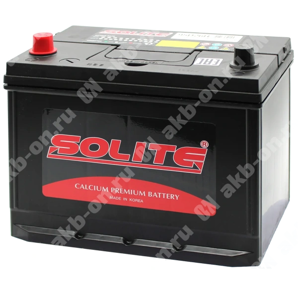 Аккумулятор автомобильный 12В 85Ач Solite Asia 95D26R прямой полярности
