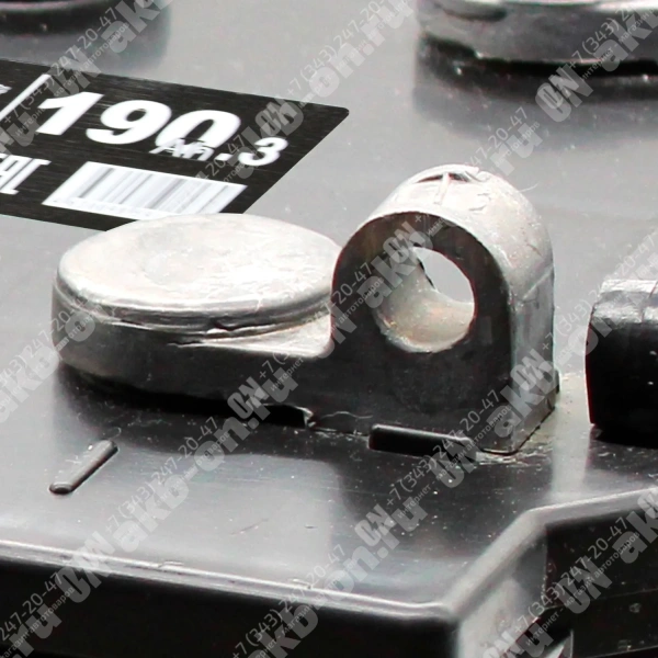 Аккумулятор автомобильный 12В 190Ач Тюменский Медведь  болт прямой полярности