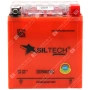 Аккумулятор мотоциклетный 12В 7Ач SILTECH GEL обратной полярности YTX7L-BS