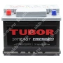 Аккумулятор автомобильный 12В 65Ач TUBOR SYNERGY прямой полярности