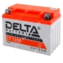 Аккумулятор мотоциклетный 12В 9Ач Delta CT AGM  прямой полярности YTX9-BS