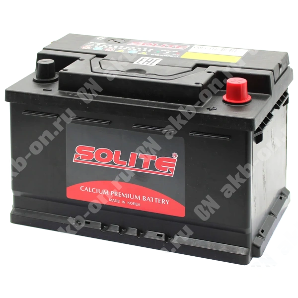 Аккумулятор автомобильный 12В 71Ач Solite CMF обратной полярности  низ.