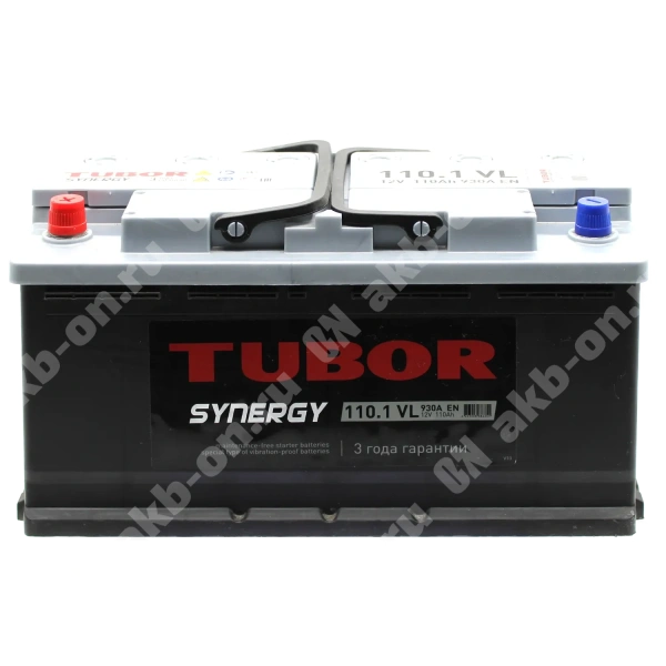 Аккумулятор автомобильный 12В 110Ач TUBOR SYNERGY прямой полярности