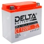 Аккумулятор мотоциклетный 12В 20Ач Delta CT AGM обратной полярности YTX20L-BS