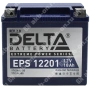 Аккумулятор мотоциклетный 12В 20Ач Delta EPS GEL обратной полярности YTX20L-BS