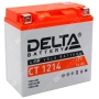 Аккумулятор мотоциклетный 12В 14Ач Delta CT AGM  прямой полярности YTX14-BS