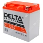 Аккумулятор мотоциклетный 12В 14Ач Delta CT AGM  прямой полярности YTX14-BS