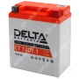 Аккумулятор мотоциклетный 12В 7Ач Delta CT AGM обратной полярности YTX7L-BS