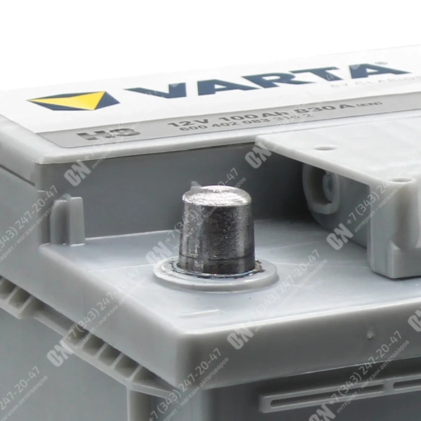 Аккумулятор автомобильный 12В 100Ач Varta Siver Dynamic H3 обратной полярности
