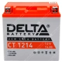 Аккумулятор мотоциклетный 12В 14Ач Delta CT AGM  прямой полярности YTX14-BS