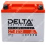 Аккумулятор мотоциклетный 12В 12Ач Delta CT AGM  прямой полярности YTX12-BS