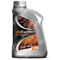 5w40 Масло моторное G-Energy Synthetic Active 1л/0,855кг канистра
