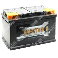 Аккумулятор автомобильный 12В 75Ач Реактор прямой полярности