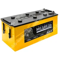 Аккумулятор автомобильный 12В 190Ач Тюменский Медведь  болт прямой полярности