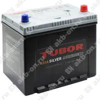 Аккумулятор автомобильный 12В 70Ач TUBOR Siver Asia 65D23L обратной полярности 