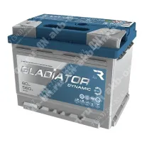 Аккумулятор автомобильный 12В 60Ач Gadiator Dynamic прямой полярности