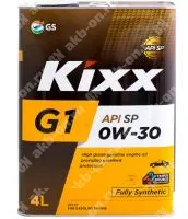 Масло моторное KIXX G1 0W-30 SP синтетическое 4 л