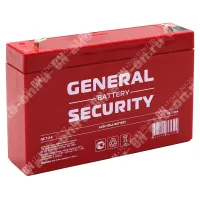 Аккумулятор 6В 7,2Ач General Sequrity KL AGM