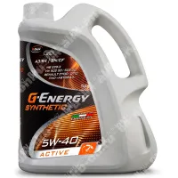 5w40 Масло моторное G-Energy Synthetic Active 5л/4,275кг канистра