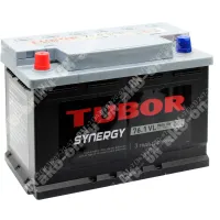 Аккумулятор автомобильный 12В 76Ач TUBOR SYNERGY прямой полярности