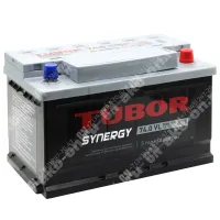 Аккумулятор автомобильный 12В 74Ач TUBOR SYNERGY обратной полярности  низ.