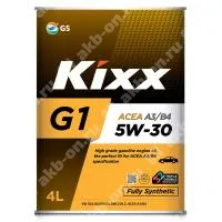 Масло моторное KIXX G1 5W-30 A3/B4 синтетическое 4 л