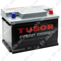 Аккумулятор автомобильный 12В 60Ач TUBOR SYNERGY обратной полярности  низ.
