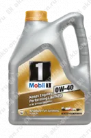 Масло моторное Mobil 0W-40 SN/SM/SL/SJ/CF A3/B3/B4 синтетическое 4 л