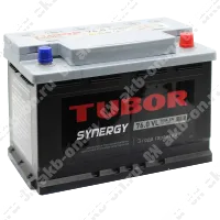 Аккумулятор автомобильный 12В 76Ач TUBOR SYNERGY обратной полярности 