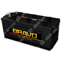 Аккумулятор автомобильный 12В 190Ач Браво с переходником прямой полярности