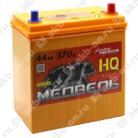 Аккумулятор автомобильный 12В 44Ач Медведь Са/Са Asia 50B19L обратной полярности