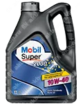 Масло моторное Mobil Super 2000 10W-40 SL/СF A3/B3 полусинтетическое 4 л