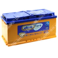 Аккумулятор автомобильный 12В 100Ач АКОМ +EFB обратной полярности 