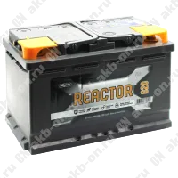 Аккумулятор автомобильный 12В 75Ач Реактор прямой полярности