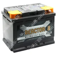 Аккумулятор автомобильный 12В 62Ач Реактор прямой полярности