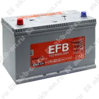 Аккумулятор автомобильный 12В 100Ач TUBOR Asia EFB 105D31R прямой полярности