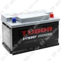 Аккумулятор автомобильный 12В 74Ач TUBOR SYNERGY обратной полярности  низ.