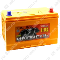 Аккумулятор автомобильный 12В 110Ач Медведь Са/Са Asia обратной полярности 