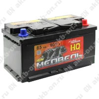 Аккумулятор автомобильный 12В 85Ач Медведь Са/Са обратной полярности  низ.