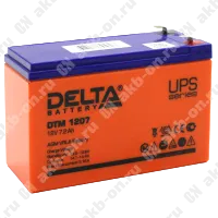 Аккумулятор 12В 7Ач Delta DTM AGM