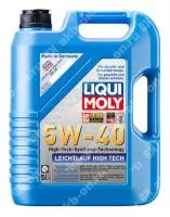 Масло моторное LIQUI MOLY Leichtlauf High Tech 5W-40 SN/CF A3/B4 синтетическое 5 л