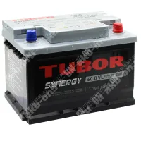 Аккумулятор автомобильный 12В 60Ач TUBOR SYNERGY обратной полярности  низ.