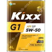 Масло моторное KIXX G1 5W-50 SP синтетическое 4 л