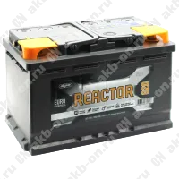 Аккумулятор автомобильный 12В 75Ач Реактор обратной полярности 