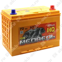 Аккумулятор автомобильный 12В 70Ач Медведь Са/Са Asia 85D26L обратной полярности